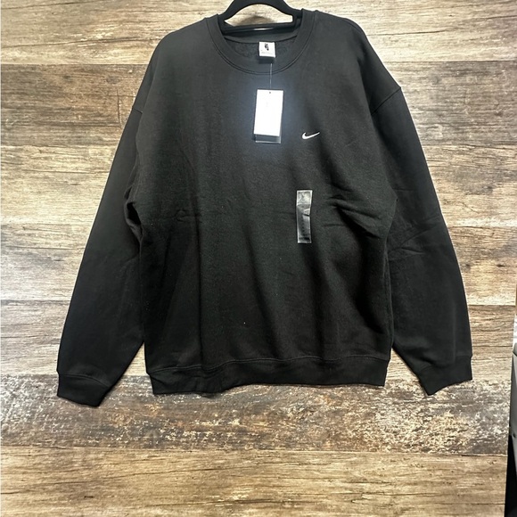 Nike Other - Nike Solo Swoosh Men's Black Crewneck Sweatshirt